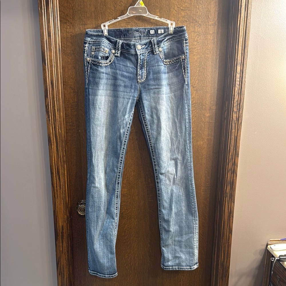 Miss Me Blue Boot Cut Jeans Classic Style